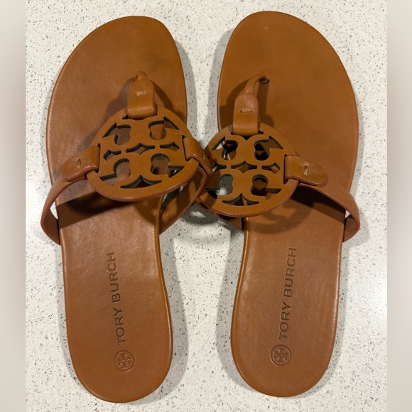 Tory Burch Miller Leather Sandals 9.5 - Picture 1 of 3